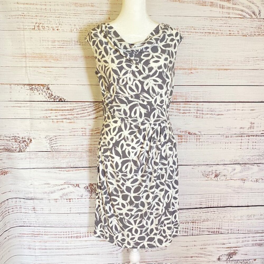 Lauren Ralph Lauren Dress Sleeveless Scoop Neck Women's Size 6 Gray Pencil style